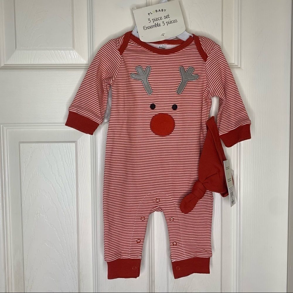 PL Baby Three Piece Holiday Set Size 3 Months